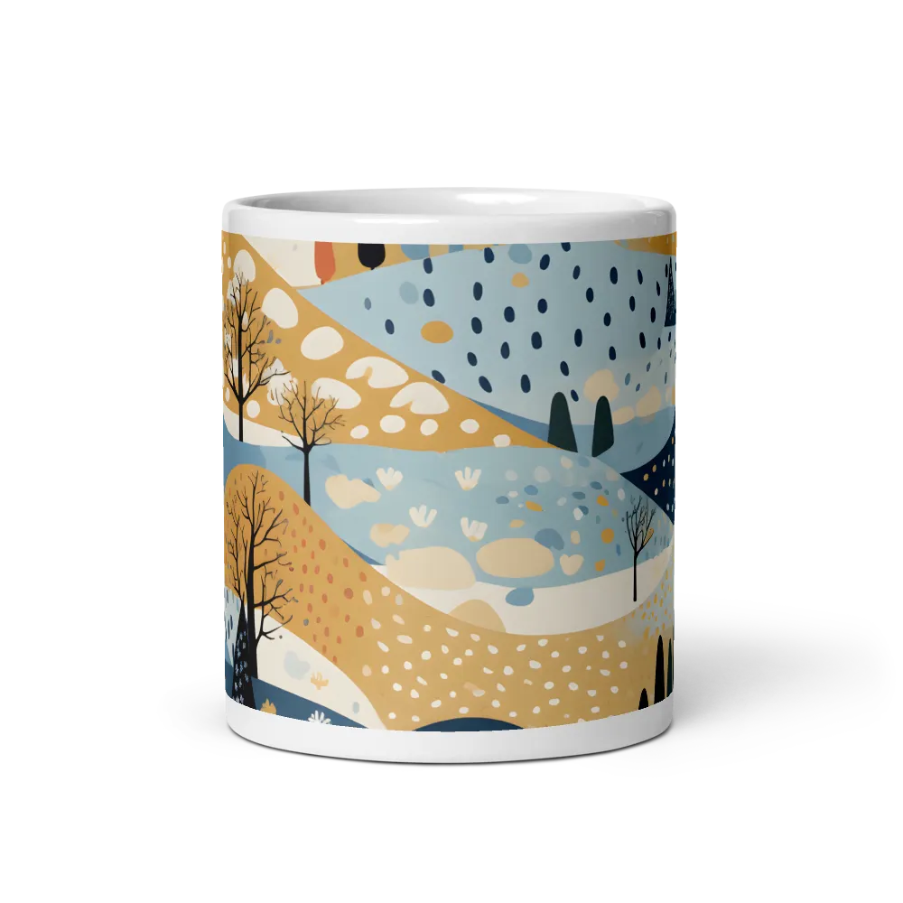 Whispers of a Playful Landscape | Mug with White inside | 11 oz