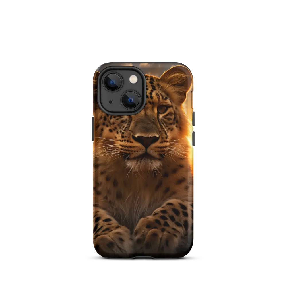 Regal Presence: The Leopard at Sunset
