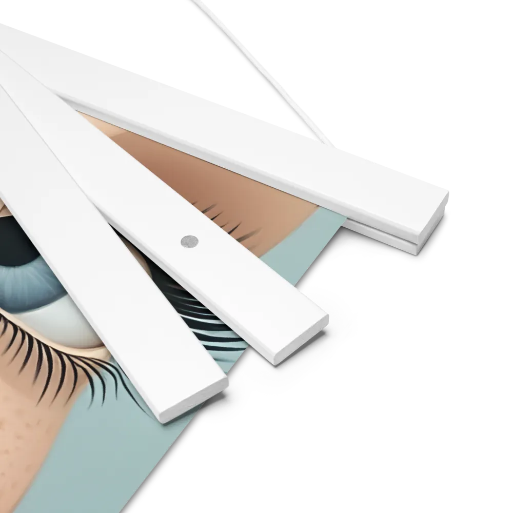 Intriguing Elegance | Poster With White Wood Hanger | 18″×18″