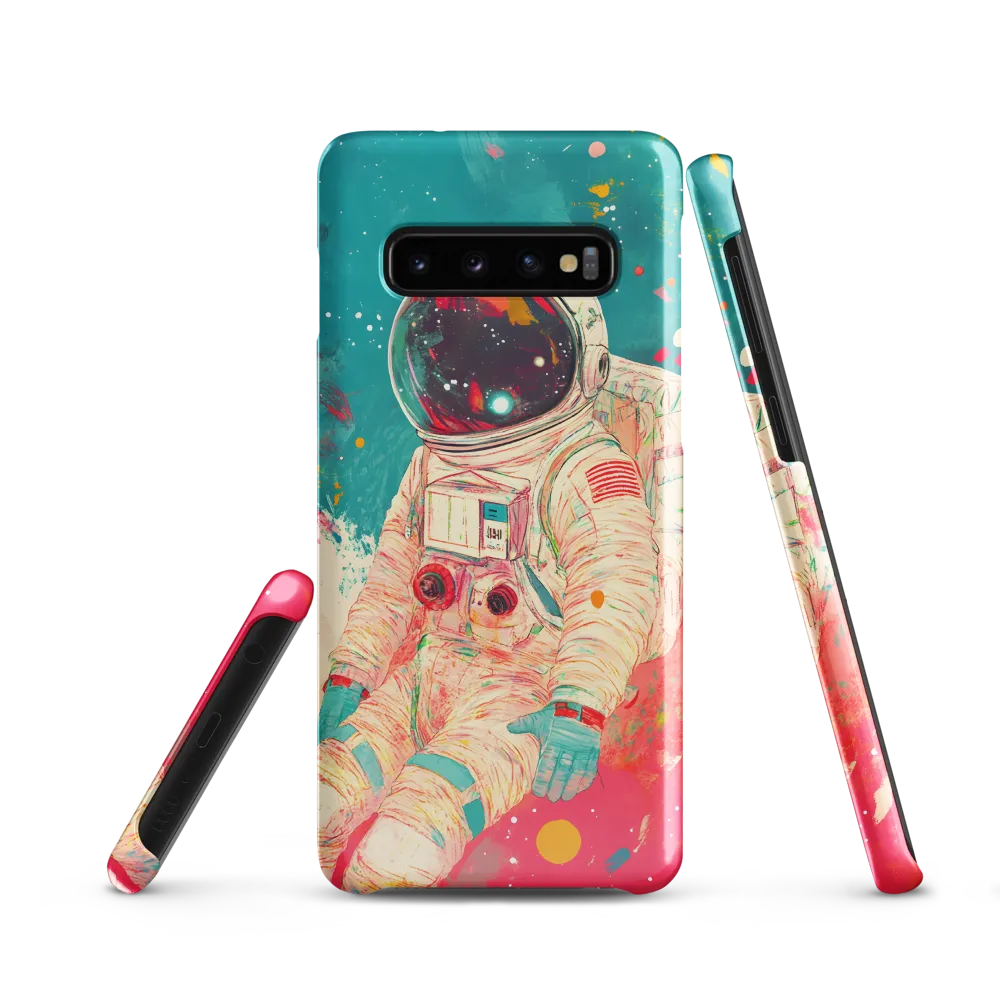 Cosmic Explorer: An Astronaut's Journey | Phone Case |  S10 | Snap Case | Glossy