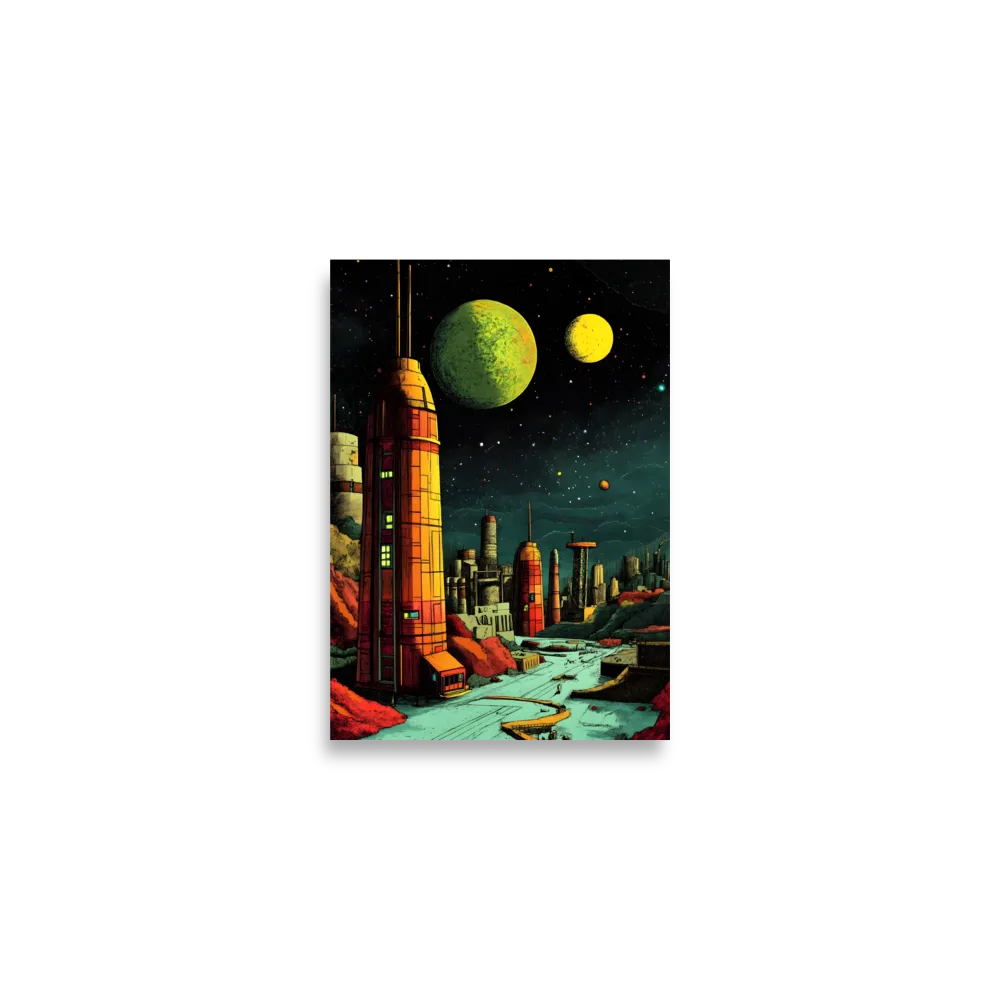 Cosmic Cityscape | Poster | A2 (16.5″×23.3″)