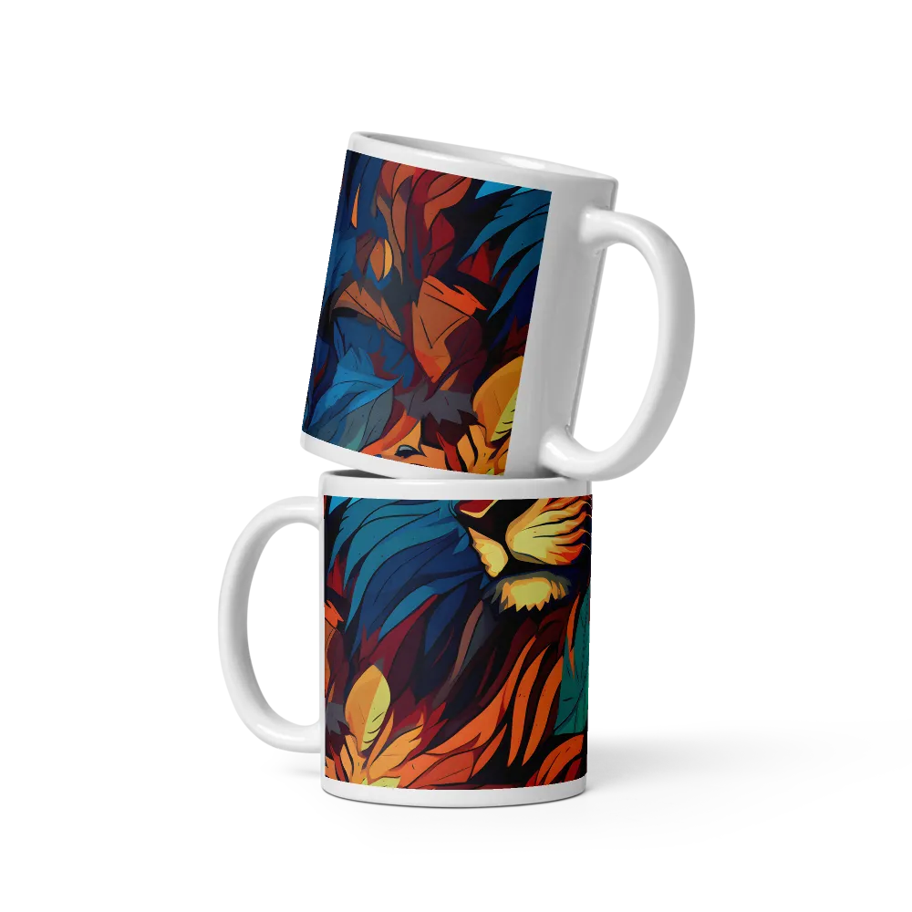 Harmony of Strength: The Lion and Nature | Mugs | Multiple Sizes & Colors