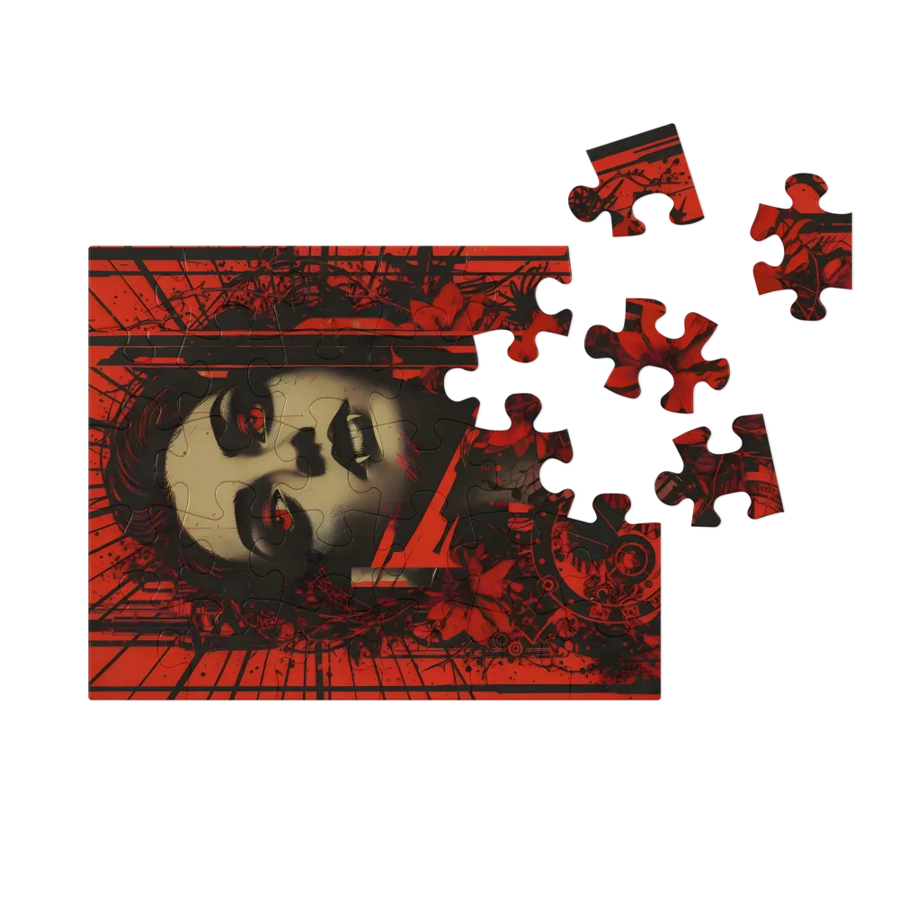 Crimson Vampire 
 Jigsaw Puzzle in Tin Box