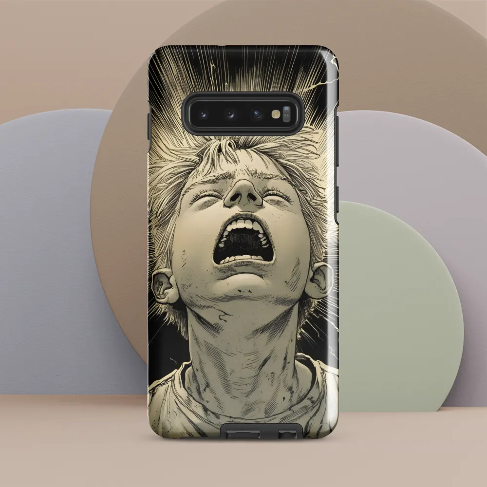 Echoes of Anguish | Phone Case |  S10 Plus | Tough Case | Glossy