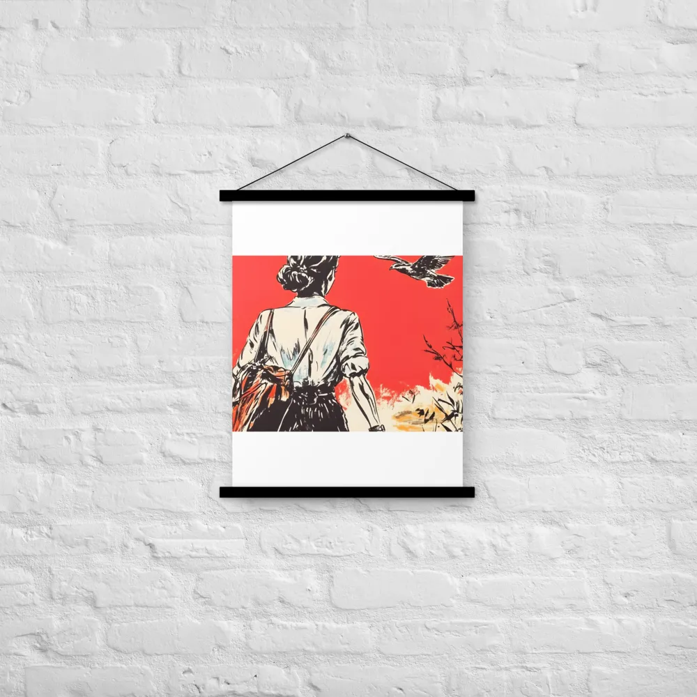 Journey Beyond the Horizon | Poster With Black Wood Hanger | 18″×24″