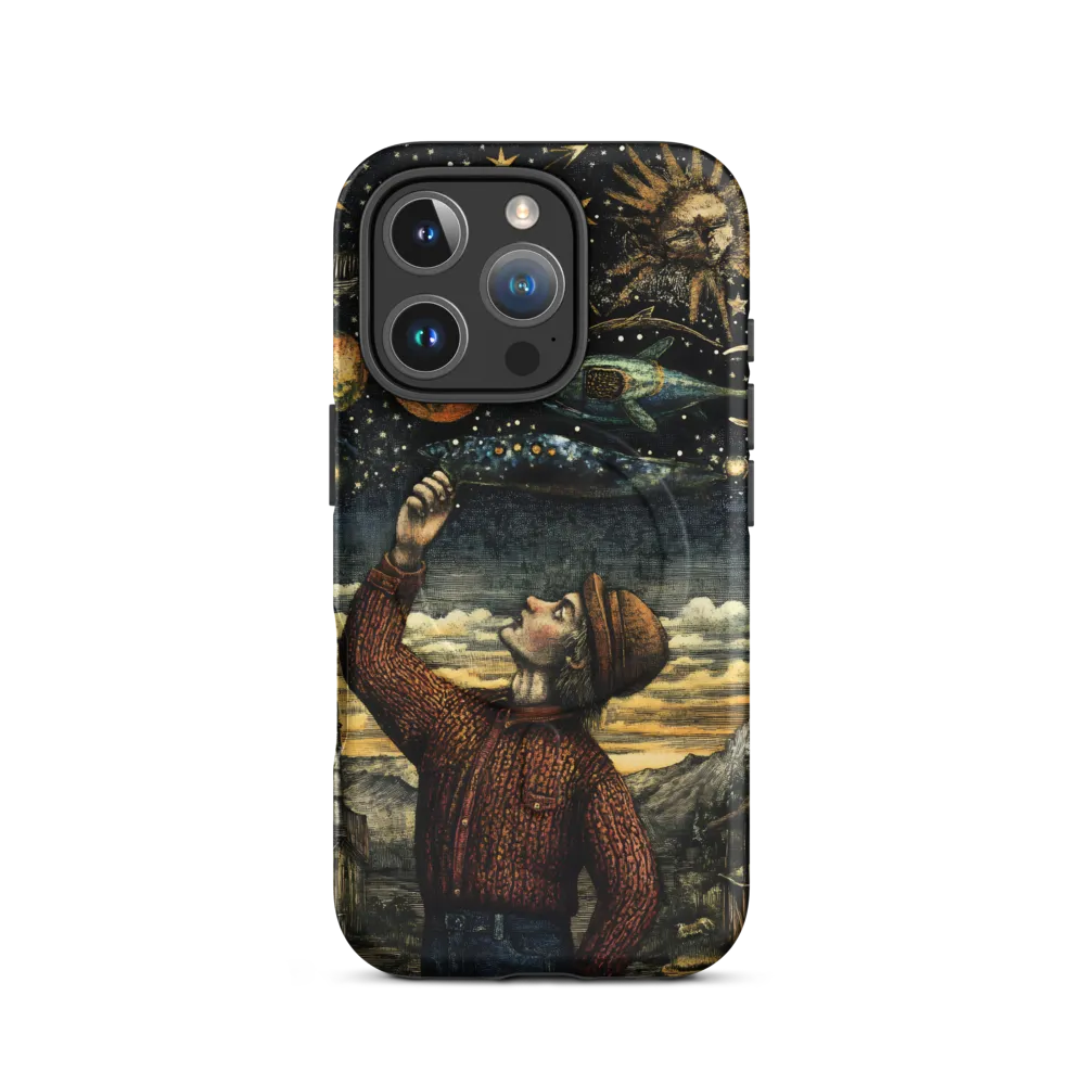 Cosmic Curiosity: A Journey Beyond Earth | Phone Case |  16 Pro | MagSafe® Tough Case | Matte