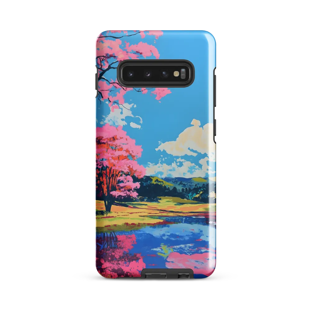 Reflections of a Pink Dreamscape | Phone Case |  S10 Plus | Tough Case | Glossy