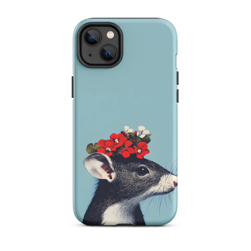 Whimsical Flora: A Mouse's Floral Crown
