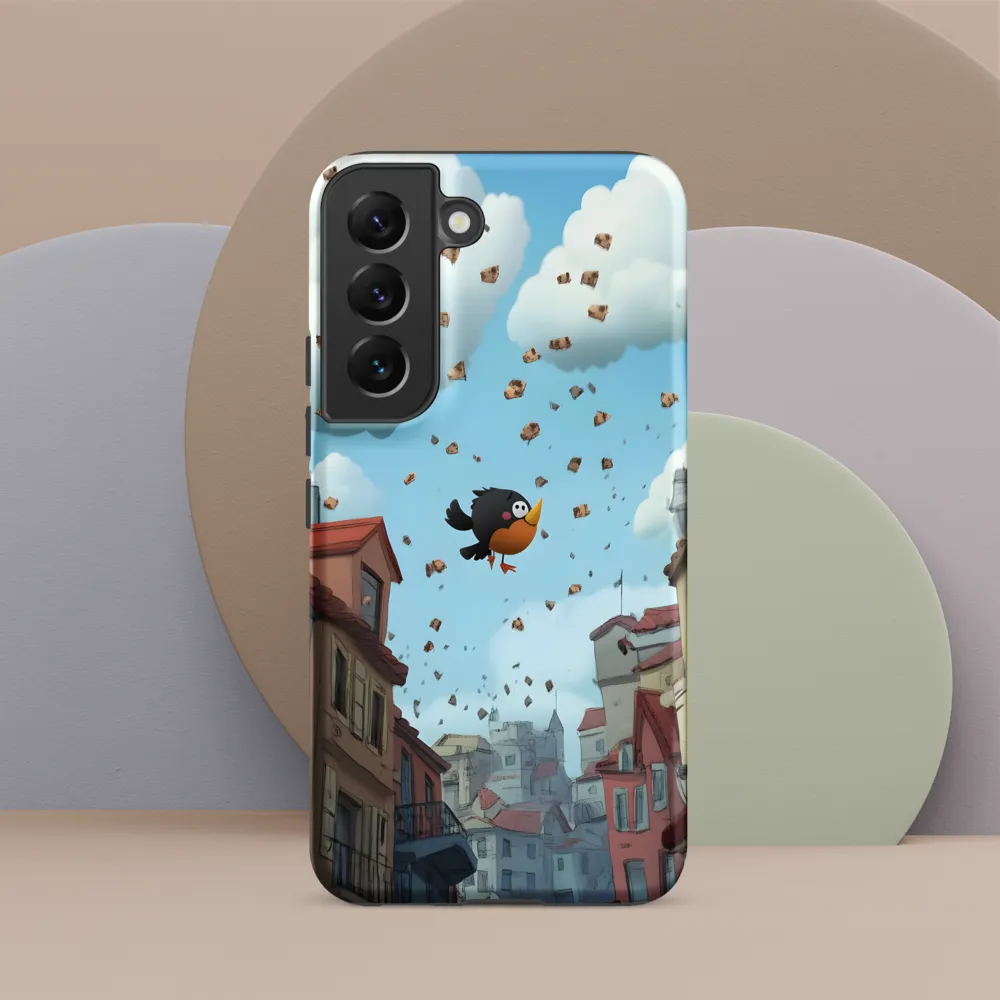 A Whimsical Flight Through Bread and Sky