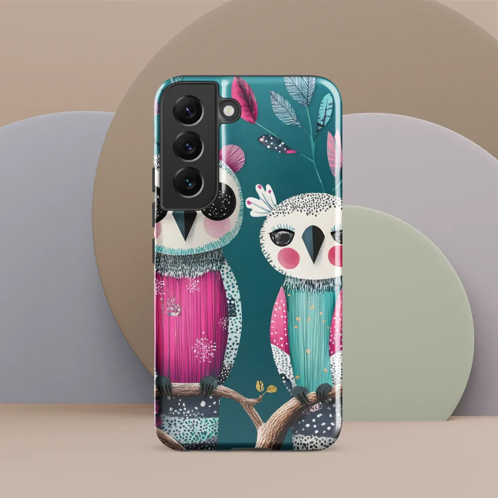 Whimsical Duo: A Celebration of Nature and Color
