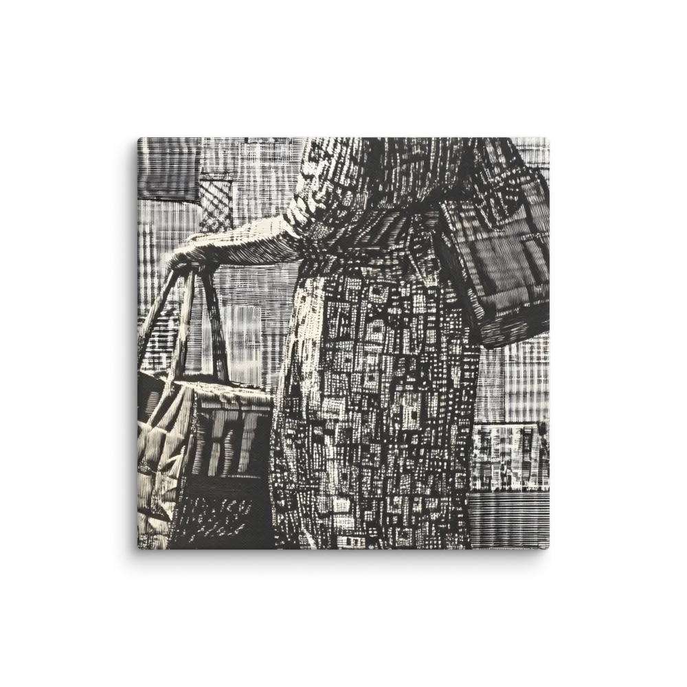 Urban Reflections: A Shopping Narrative | Canvas | 6″×6″