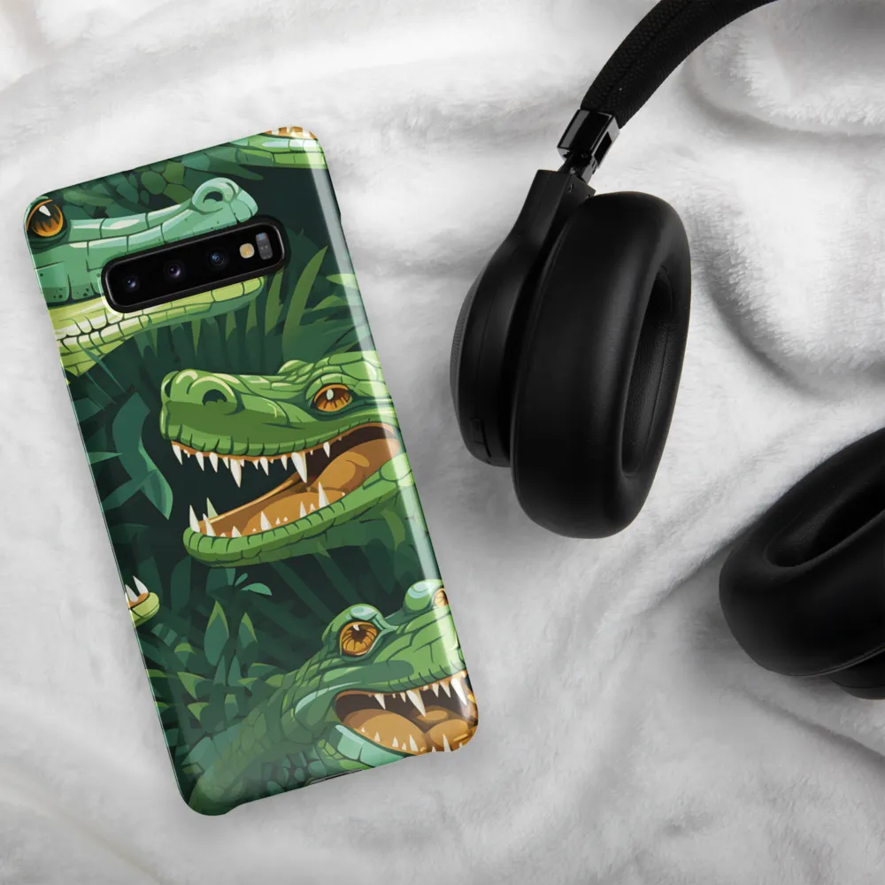 Fierce Crocodilian Medley | Phone Case |  S10 Plus | Snap Case | Glossy