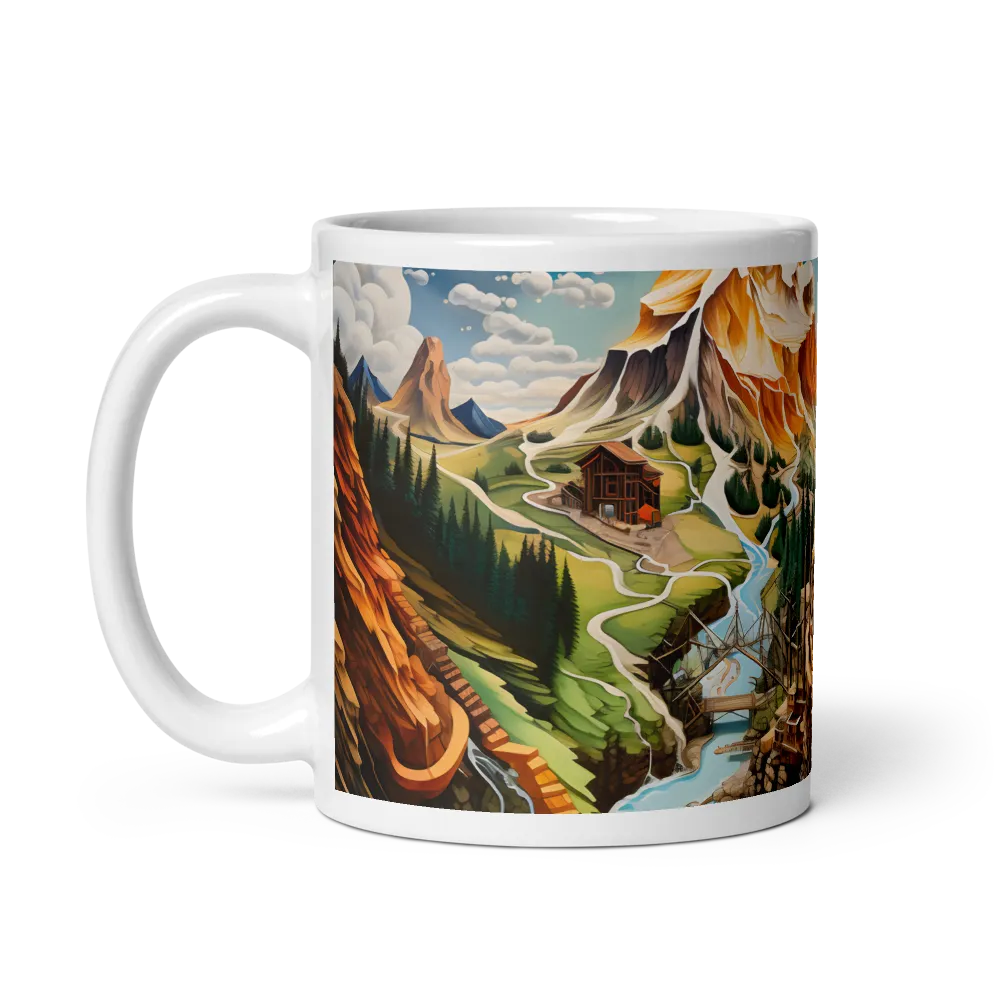 Mountain Reverie | Mug with White inside | 11 oz