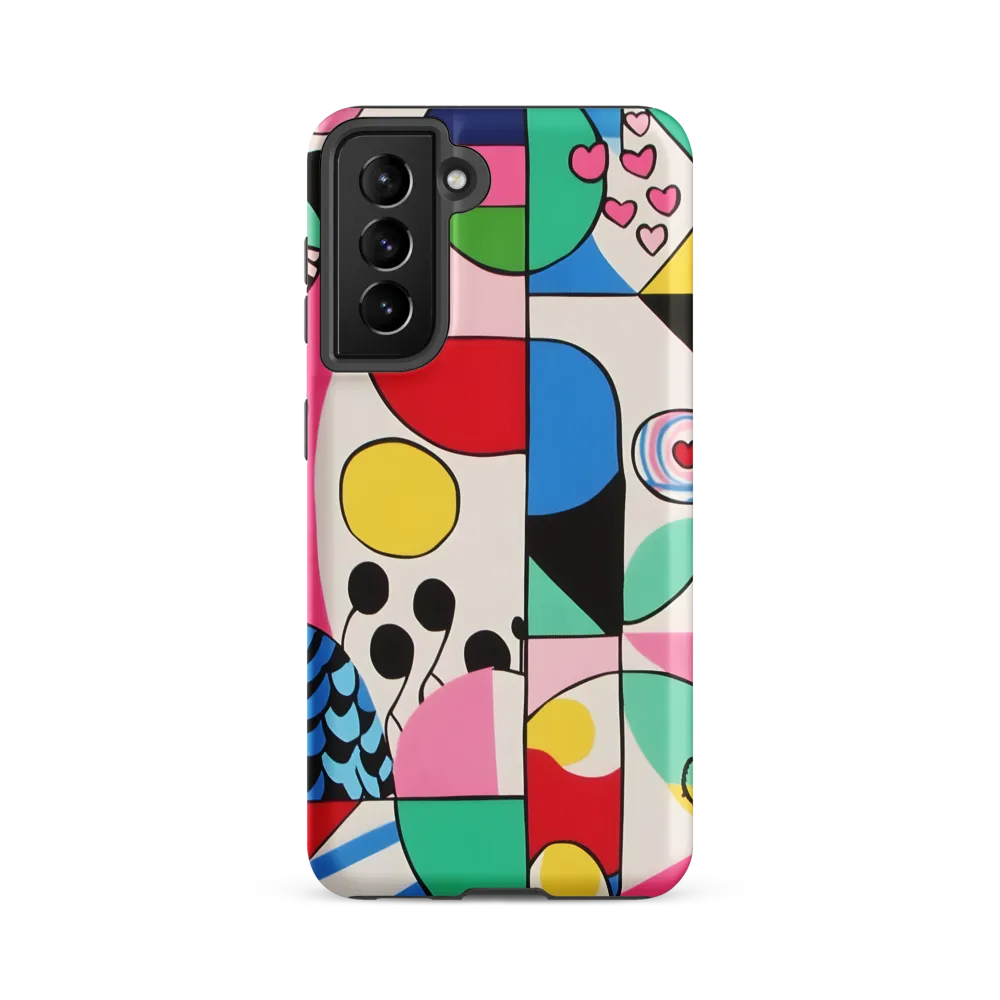 Dynamic Interplay of Shapes | Phone Case |  S21 FE | Tough Case | Matte