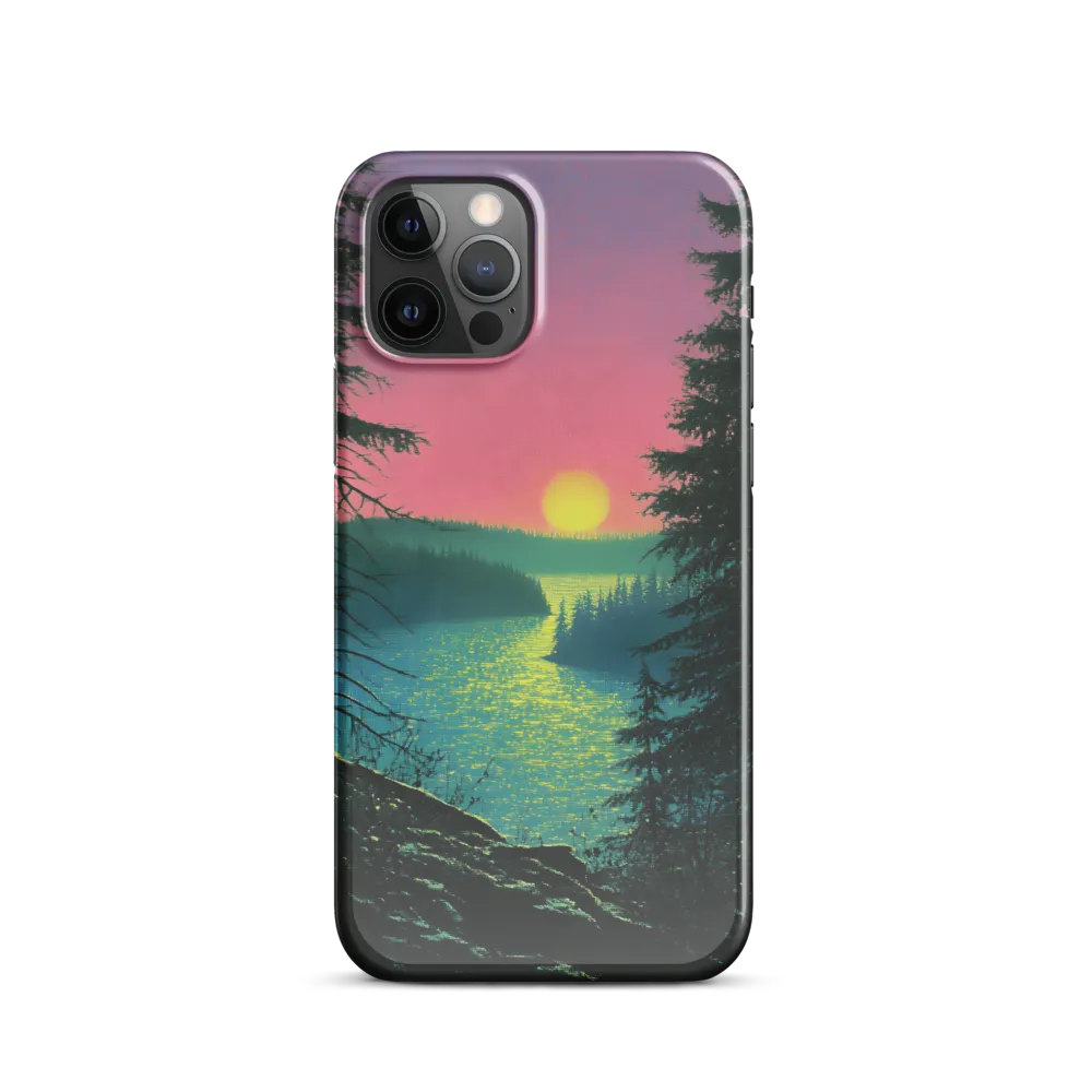 Serene Sunset by the Tranquil River