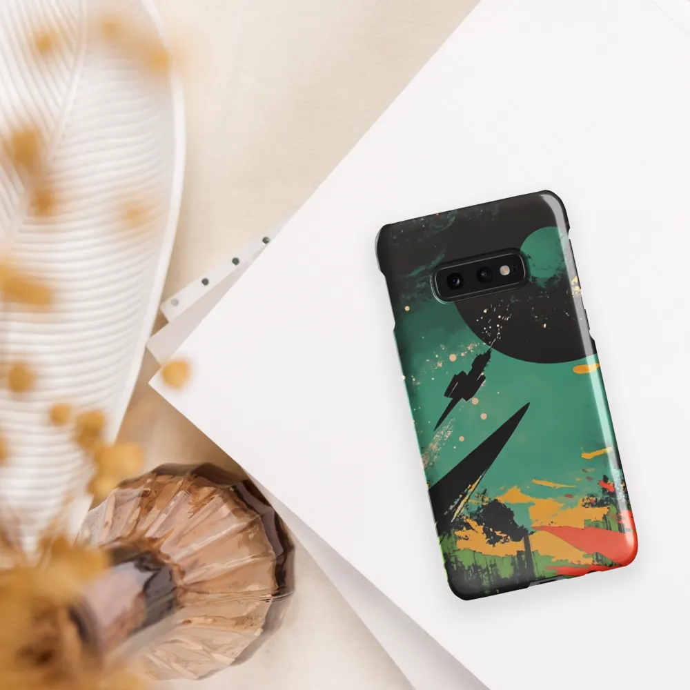 Journey Through the Cosmic Canvas | Phone Case |  S10e | Snap Case | Glossy