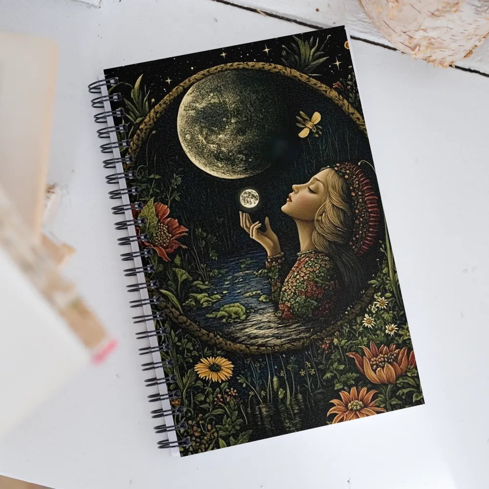 Moonlit Reverie | Spiral Notebook