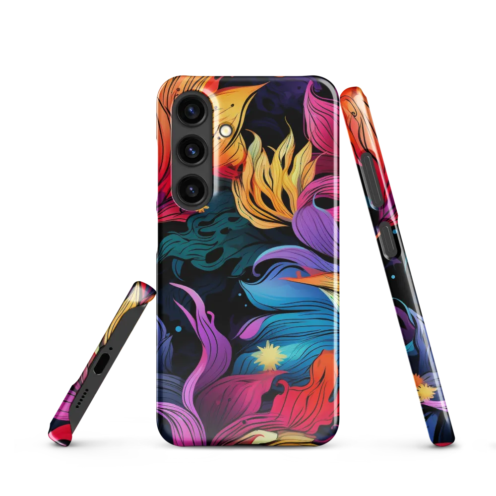 Floral Symphony | Phone Case |  S24 | Snap Case | Glossy