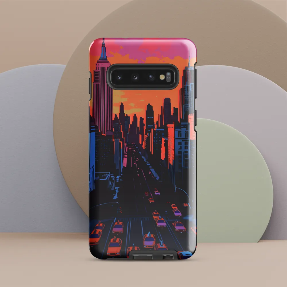 Sunset Over Skyscrapers