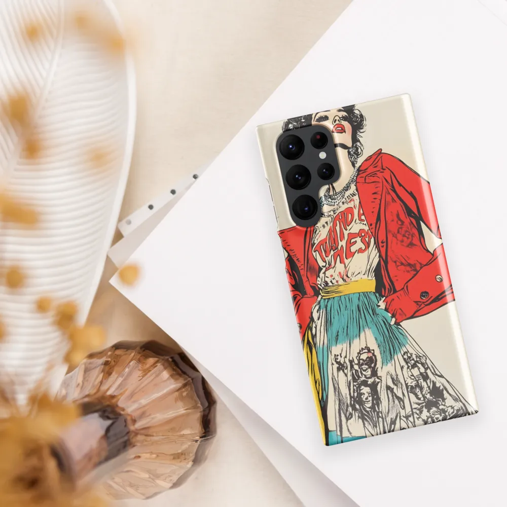Vibrant Elegance: A Pop Art Fashion Statement