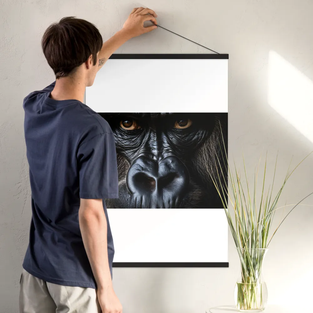 Gaze of the Wild: A Gorilla's Portrait