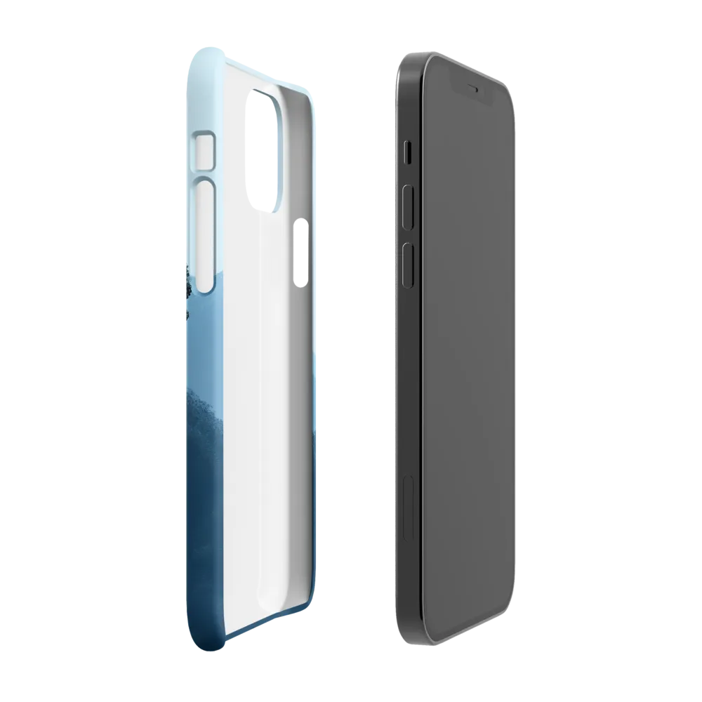 Solitude in Blue | Phone Case |  12 | Snap Case | Matte