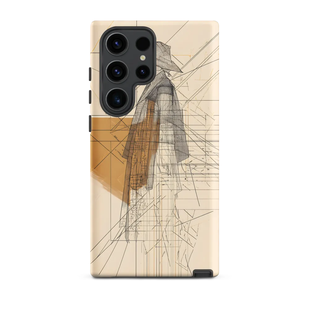 Abstract Profile: A Minimalist Exploration | Phone Case |  S23 Ultra | Tough Case | Matte