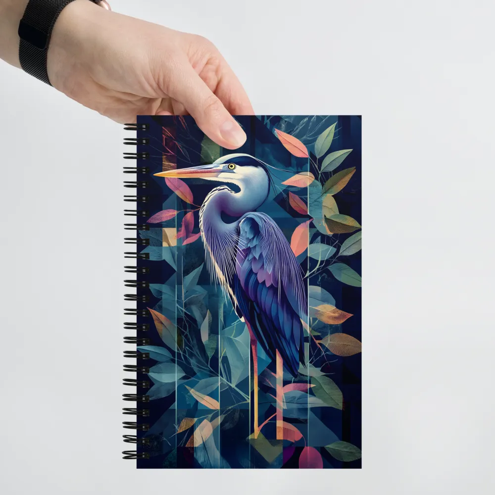 Elegance in Flight | Spiral Notebook