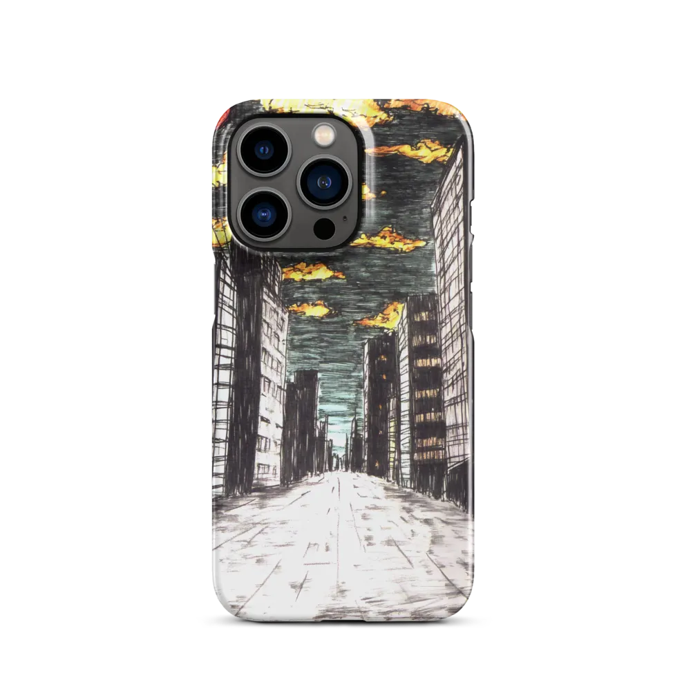 Eclipsed Cityscape