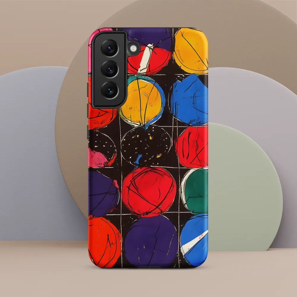 Colorful Circles in Abstract Harmony