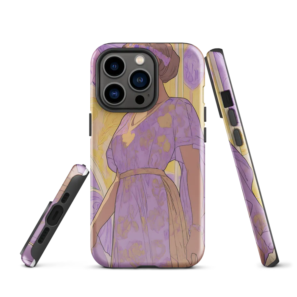 Elegance in Floral Harmony | Phone Case |  13 Pro | Tough Case | Glossy