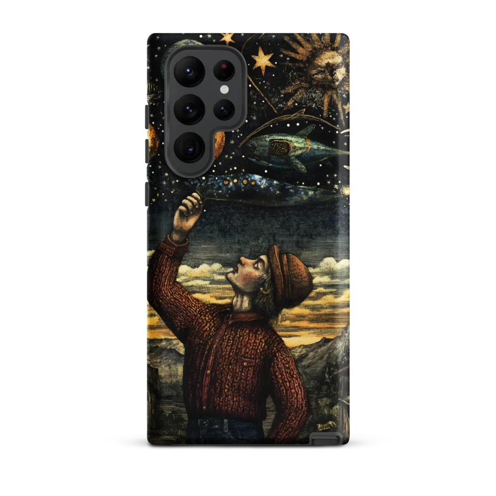 Cosmic Curiosity: A Journey Beyond Earth | Phone Case |  S22 Ultra | Tough Case | Matte