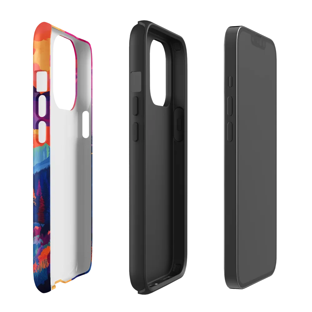 Radiant Serenity: A Surreal Landscape | Phone Case |  13 Pro | Tough Case | Matte