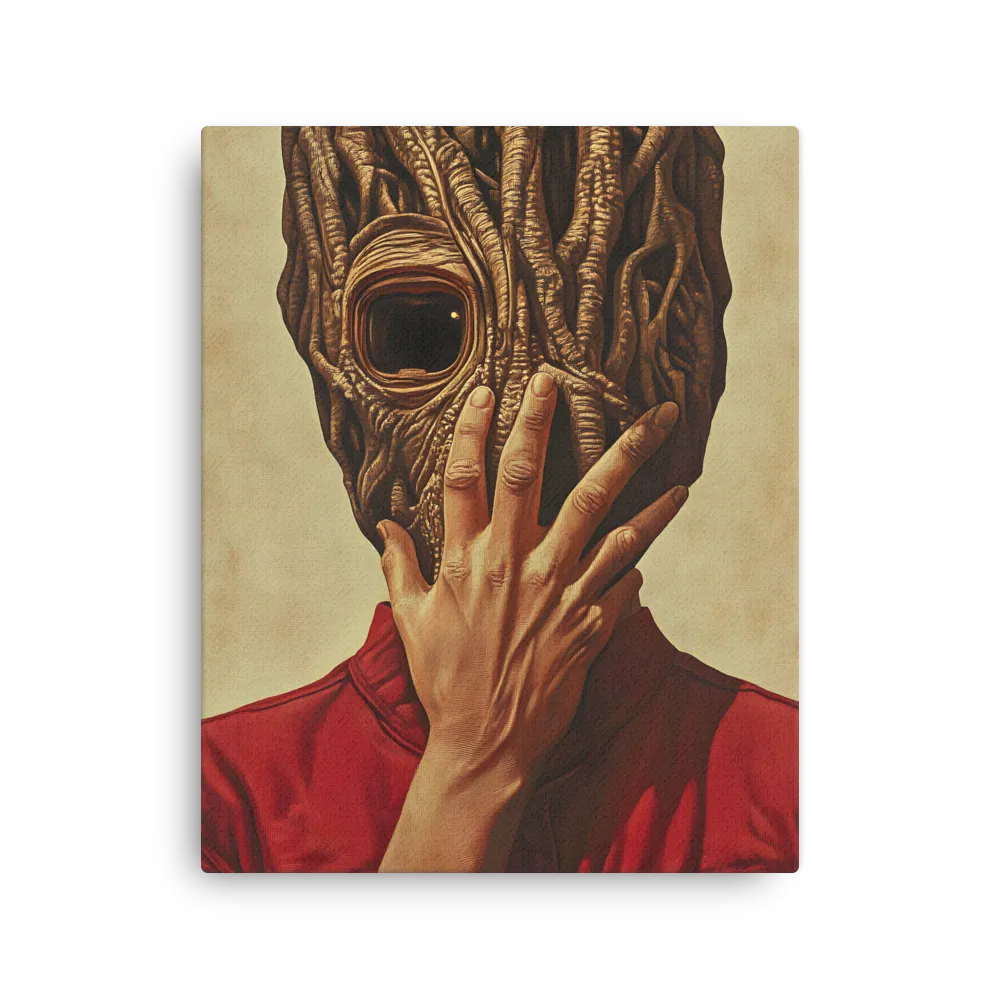 The Mask of Roots | Thin Canvas | 16″×20″