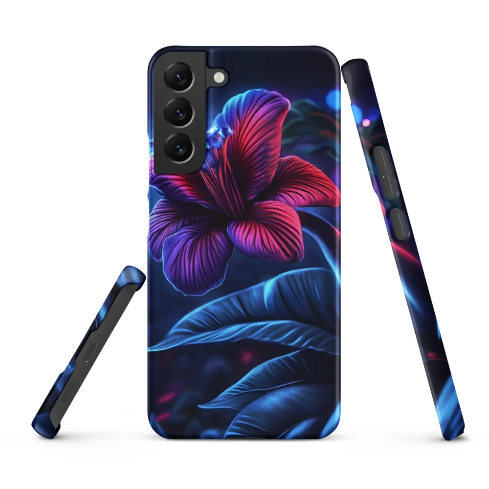 Illuminated Serenity: The Surreal Blossom