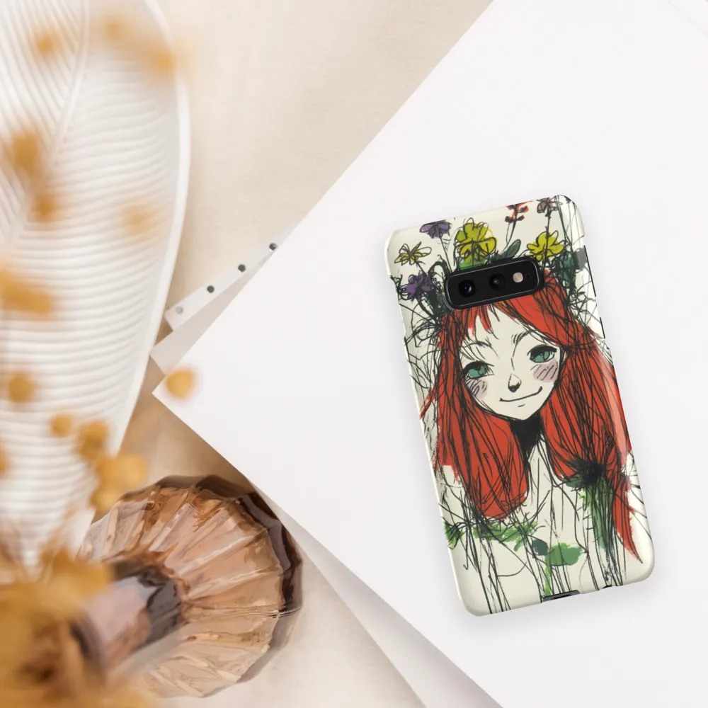 Whimsical Floral Portrait