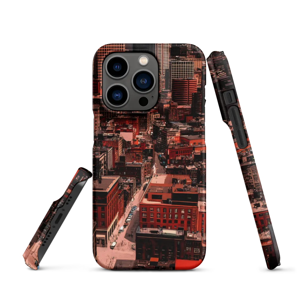 Urban Mosaic: Aerial Perspective | Phone Case |  14 Pro | Snap Case | Matte