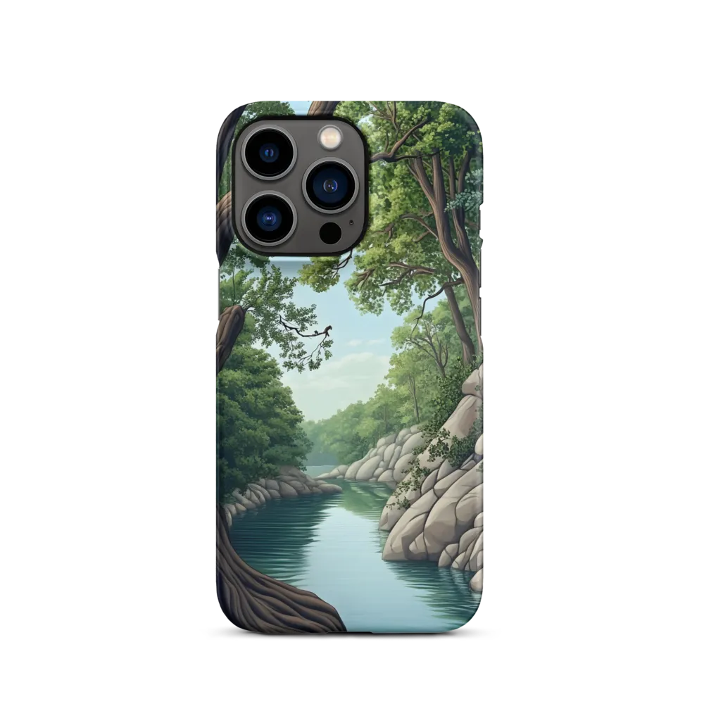 Tranquil Reflections: A Serene River Landscape