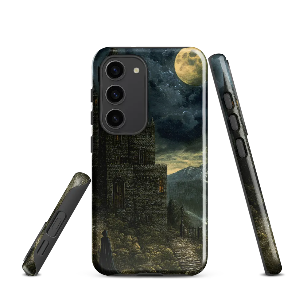 Whispers of the Moonlit Castle | Phone Case |  S23 | Tough Case | Glossy