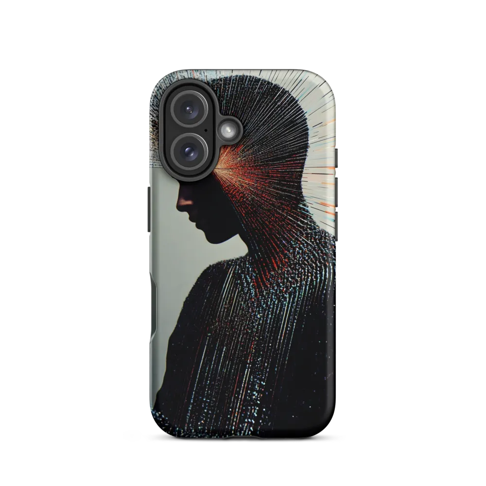 Radiant Reflection: An Abstract Journey of Thought | Phone Case