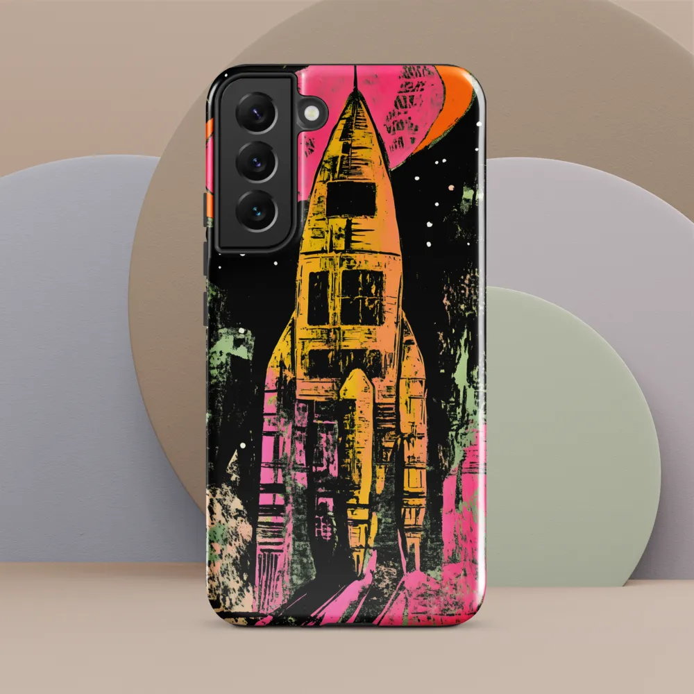 Cosmic Voyage: A Surreal Rocket Adventure