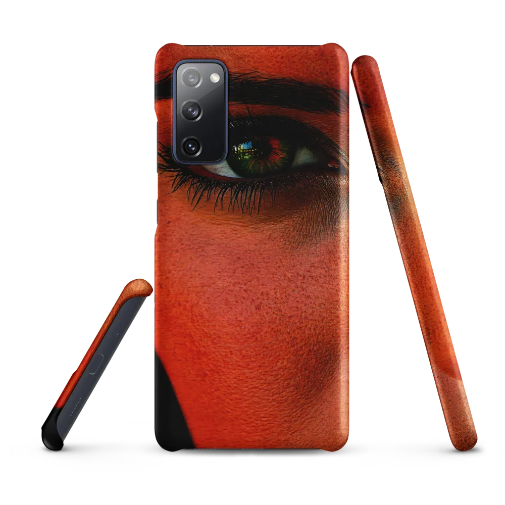 Ember Gaze — Close Study of an Iris