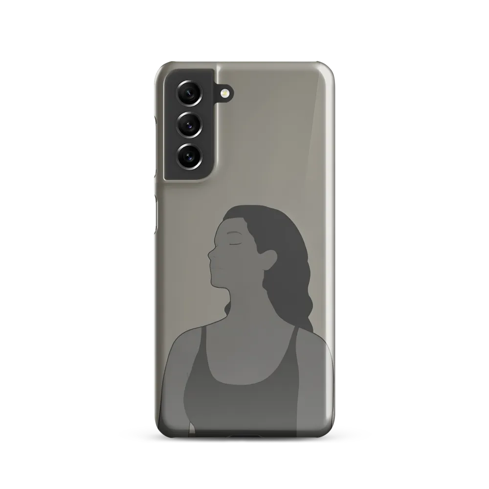Serenity in Monochrome | Phone Case |  S21 | Snap Case | Glossy