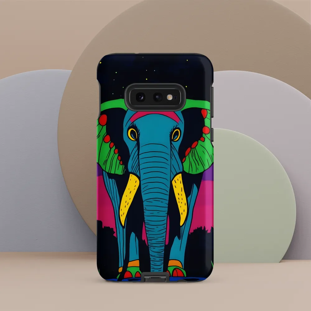 Whimsical Majesty: The Vibrant Elephant
