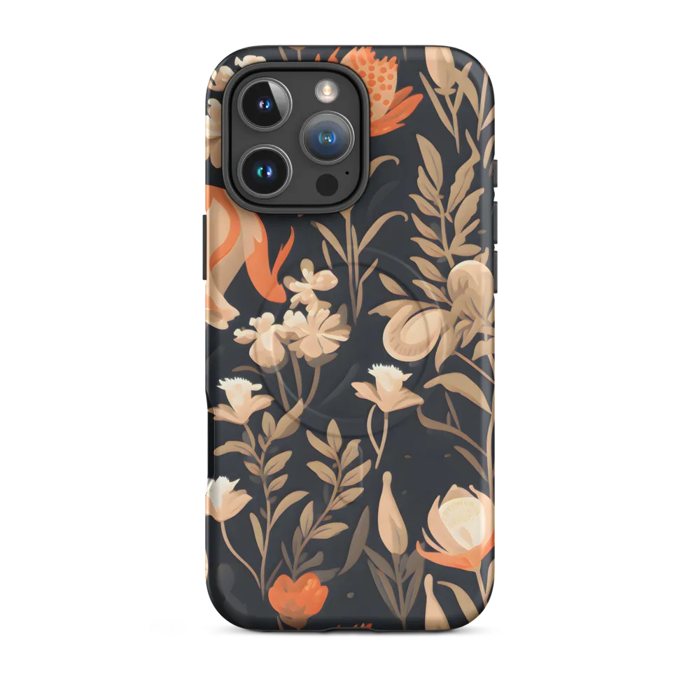 Floral Harmony: A Dance in the Dark