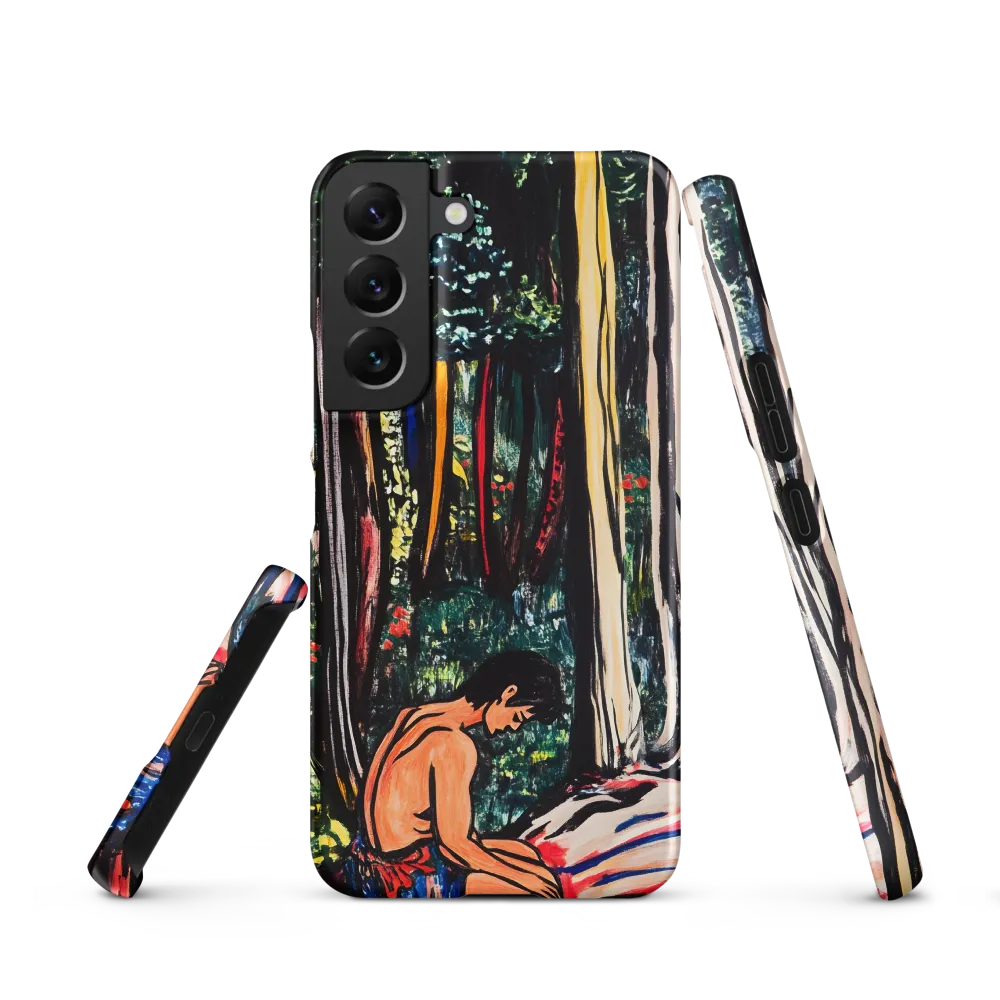 Contemplation in Nature | Phone Case |  S22 | Snap Case | Matte