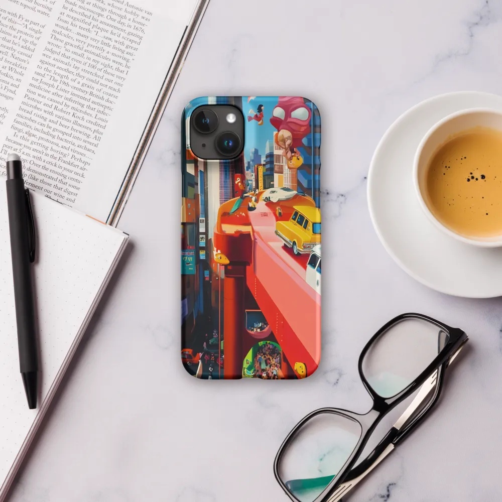Urban Whimsy: A Colorful Cityscape
