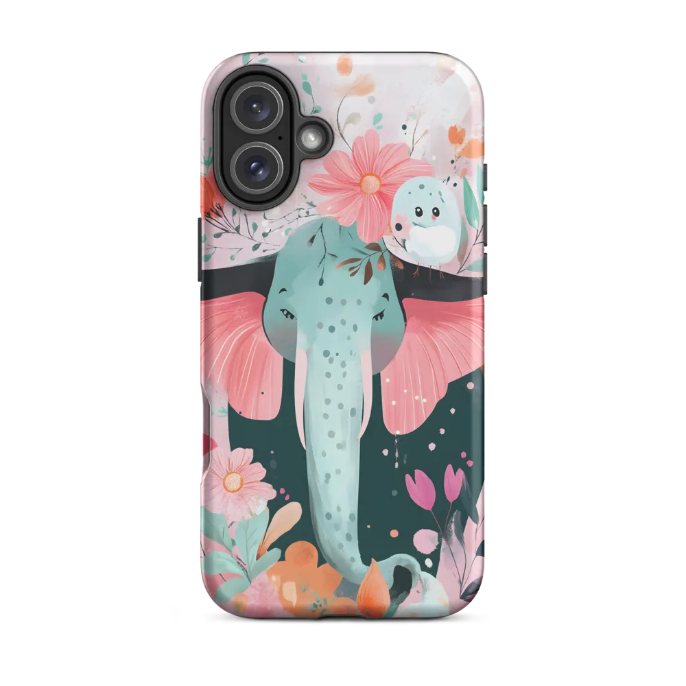 Whimsical Elephant in Bloom