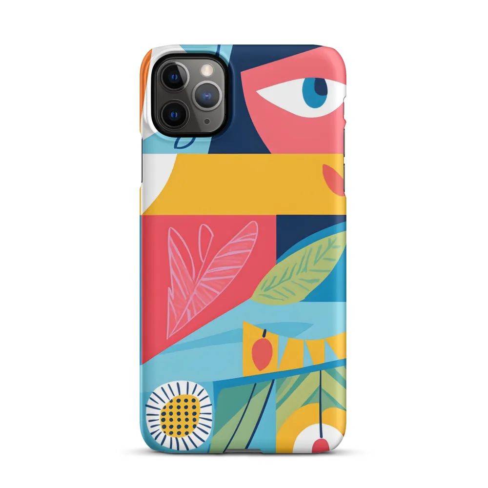 Vibrant Geometric Visage