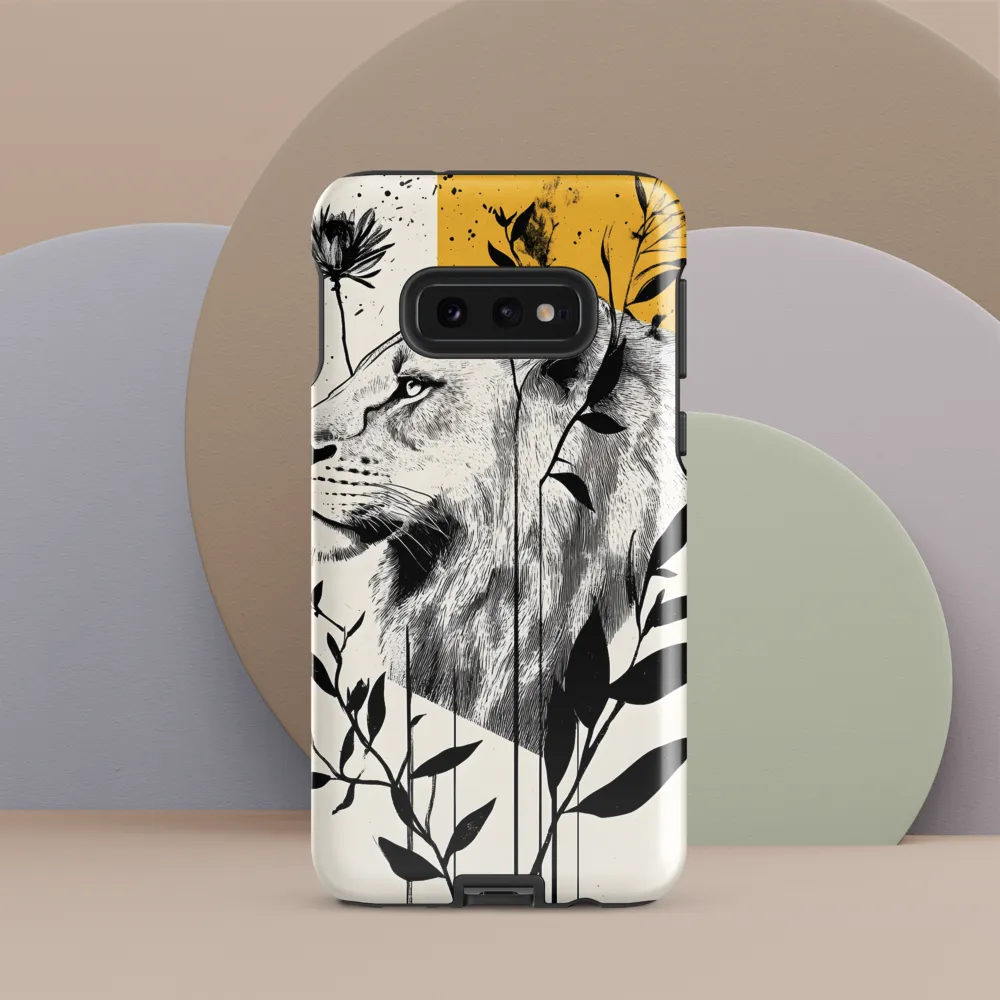 Regal Serenity: The Lion and Flora
